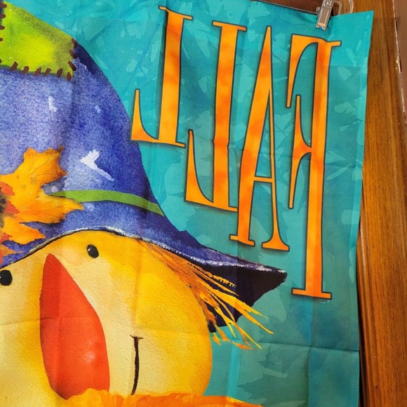 Hummingbird Haven Lg. Flag 28"X40"~”SCARECROW ~ FALL” - Picture 5 of 5